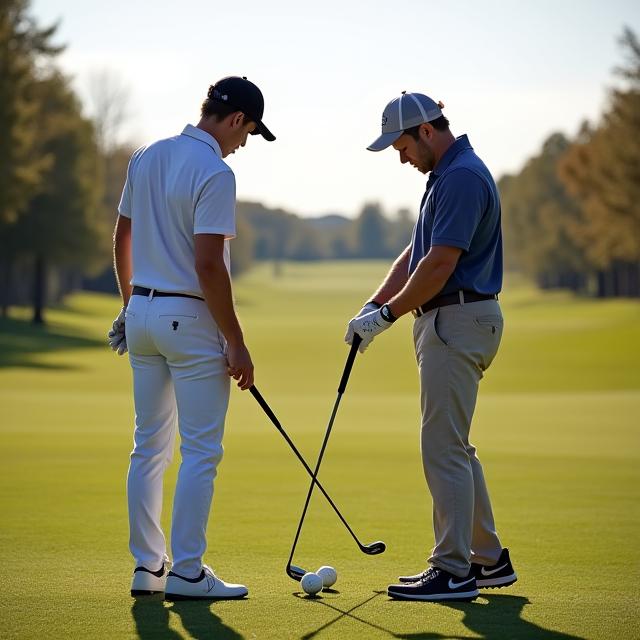 Professional golf instruction with ceramic clubs